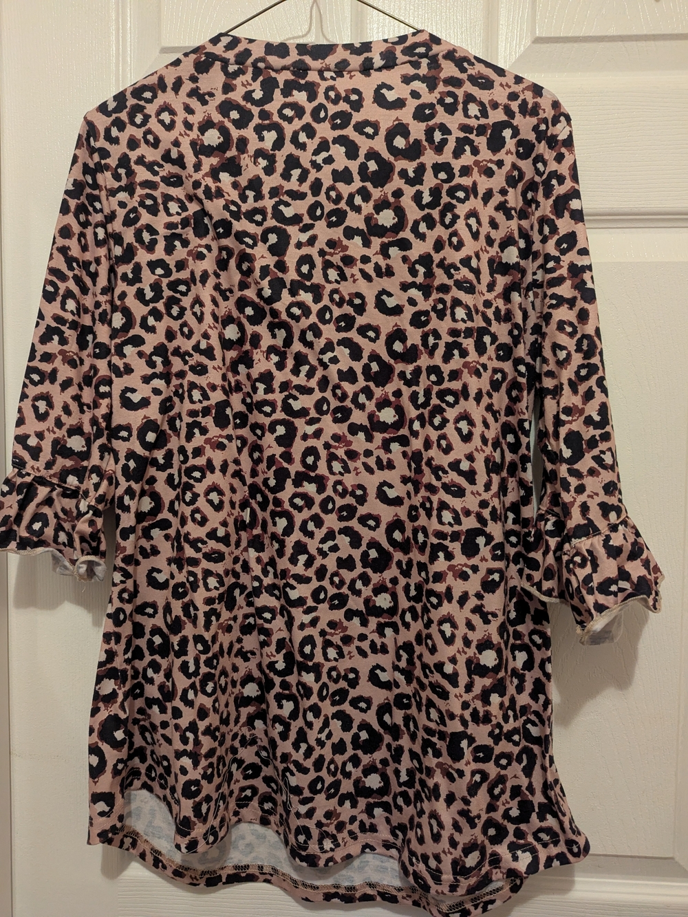 Kim Rogers Animal Print Tunic Top